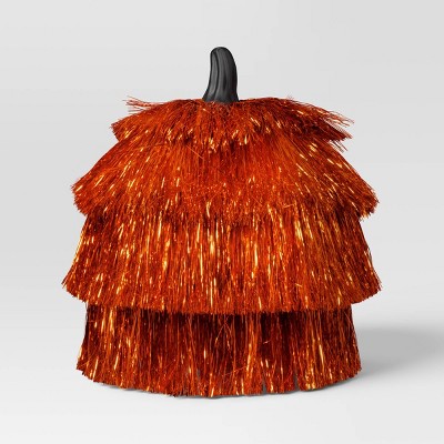 Large Fringed Pumpkin Figurine - Hyde and EEK! Boutique™