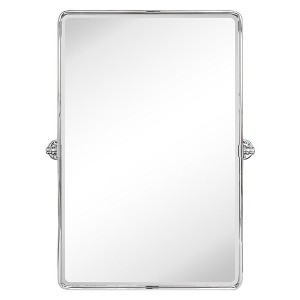 TEHOME Woodvale Rectangular Metal Framed Wall Mounted Bathroom Vanity Mirror - 1 of 4
