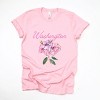 Simply Sage Market Washington Flower Colorful Short Sleeve Tee - 2 of 4