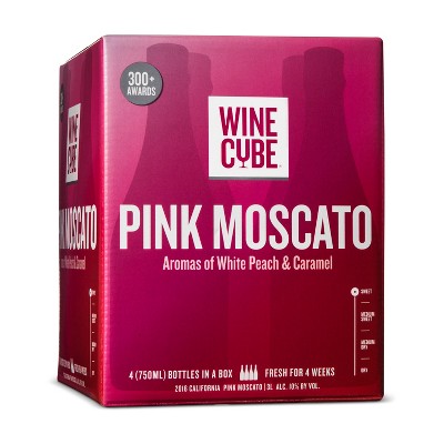 pink moscato box wine