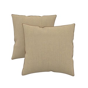 Covers&All Sunbrella® Indoor / Outdoor Throw Pillows Inserts with Covers, Set of 2 - 1 of 4