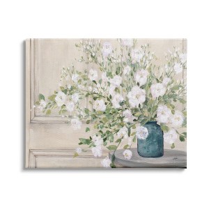 Stupell Industries Geranium Tabletop Country Still Life Painting Blooming Flowers - 1 of 4