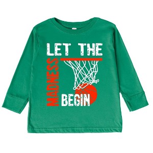 The Juniper Shop Let The Madness Begin Toddler Long Sleeve Tee - 1 of 3