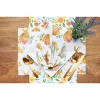C&F Home Spring Flora Easter Bunny Rabbit Cotton Rectangle Placemats Set of 6 - 3 of 4
