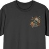 League Of Legends Arcane Ekko Graffiti Doodles Adult Charcoal Crew Neck Short Sleeve T-shirt - 2 of 4