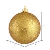 Vickerman Antique Gold Ball Ornament - 2 of 4