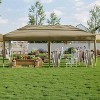 GustoWave 10 X 20ft Pop-Up Canopy with 6 Removable Sidewalls for Camping - 2 of 4