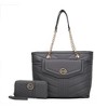MKF Collection Chiari Vegan Leather Women's Tote Bag with Wallet by Mia K - 2 of 4