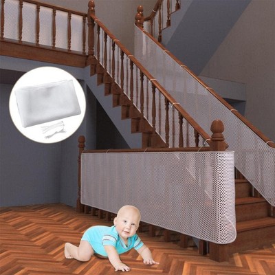 EMIRCEY Baby Balcony Safety Mesh Net,Banister Stairs Guard Protective Net for Kids Toys Pets