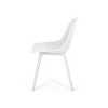 Christopher Knight Home Posey Outdoor Modern Resin Armless Dining Chairs with Breathable Design (Set of 2) - 4 of 4