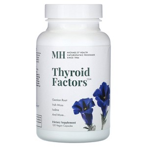 Michael's Naturopathic Thyroid Factors, 120 Vegan Capsules - 1 of 2
