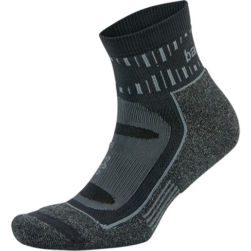 Anti-Blister Mens Athletic Cushion Quarter Length Socks for Football,  Running, Baseball, Basketball