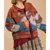 Women's Stone Wash Vintage Pattern Jacket - umgee - 4 of 4