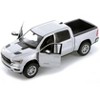 2019 RAM 1500 Laramie Crew Cab Pickup Truck Silver Metallic 1/24 Diecast Model Car by Motormax - 2 of 3