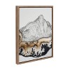 18" x 24" Sylvie Ancient History Framed Wall Canvas by Emiko and Mark Franzen Gold - Kate & Laurel All Things Decor: Modern Style - 2 of 4