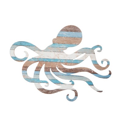 Beachcombers Octopus Wall Art 15 x 20 x 0.315 Inches.