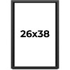 PosterPalooza | Flat Black Picture Frame - UV Acrylic, Foam Board Backing, Hanging Hardware - 2 of 4