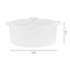 REGALWOVEN Handcrafted Odorless Cotton Rope Decorative Woven Storage Basket with Handle - 2 of 4