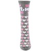 Memoi Best Mom Ever Bamboo Blend Crew Sock Med Gray Heather 9-11 - 2 of 4