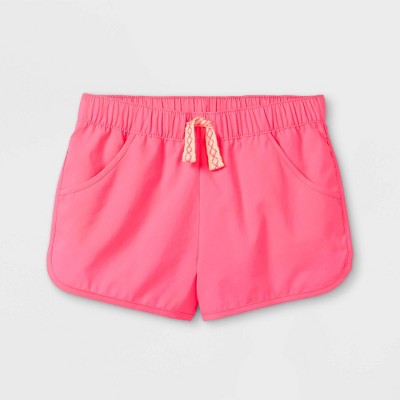 Girls' Swim Shorts - KATY Pink