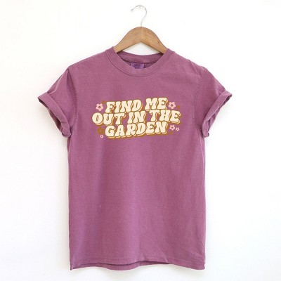 Simply Sage Market Women's Find Me In The Garden Short Sleeve Garment Dyed Tee