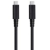 Monoprice USB4 Type-C Gen 3x2 40Gbps 100W PD, Black, 1m (3.28ft) Compatible with all Thunderbolt 3, USB 3.0 and 2.0, and USB Type C Devices - 2 of 4
