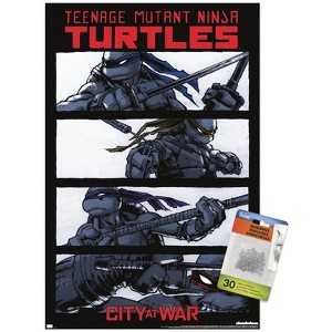 Trends International Nickelodeon Teenage Mutant Ninja Turtles - IDW Grid Unframed Wall Poster Prints - 1 of 4