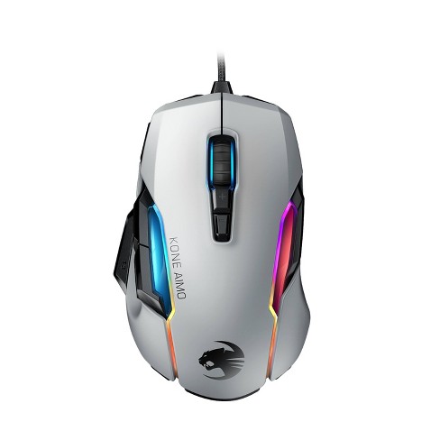Roccat Kone Aimo Pc Wired Gaming Mouse White Target
