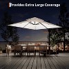 10FT Solar Cantilever Patio Umbrella – 360° Rotation, Windproof Base Included & UPF50+ UV Protection (Rectangular) - 4 of 4