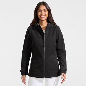 Lands' End Women's Rain Jacket - X Large - Black : Target