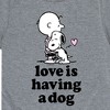 Boys' - Peanuts - Love Having Dog Short Sleeve Graphic T-Shirt - 2 of 4
