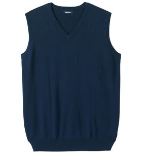 KingSize Lightweight V-Neck Sweater Vest - 1 of 4