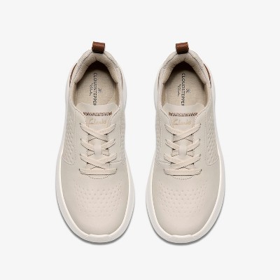 Clarks Mens Solevana Style Off White Shoes 12 Wide — фото 7