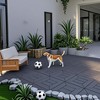 44 Pcs 12" Patio Deck Tiles, DIY Module Interlocking Decking Tiles Floor Tile Outdoor and Indoor - 3 of 4