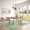 Rug for Living Room,Floral Print Area Rugs,Washable Non-Slip Modern Stain Resistant Low-Pile Carpet for Bedroom Dining Nursery Mat with Rubber Back - 2 of 4