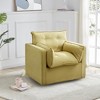 360° Swivel Accent Armchair,Modern Accent Chair with Thick Cushion,Oversize Sofa for Living Room & Office,Reading Chair,Swivel Couch Chair,Green - 2 of 4