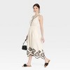 Women's Eyelet Maxi Sundress - Universal Thread™ Cream - 3 of 3