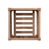 HomeRoots 22" Natural Solid Wood Indoor Outdoor Square Planter Box - 4 of 4