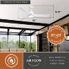VAXCEL Curtiss 52-in. Contemporary Indoor Outdoor Propeller Ceiling Fan with Wood Blades, Integrated LED Light Kit and Remote - 3 of 4