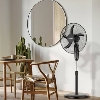 Holmes 18&#34; Digital Oscillating 3 Speed Stand Fan with Remote Control Black_2