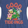 SpongeBob SquarePants Good Tide Fit & Flair Cap Sleeve Dress - Heather Navy - 4T - 2 of 4