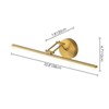 Rennnsan Camirel 22"W Hardwired 1-Light Linear Modern Dimmable Picture Light - 3 of 4