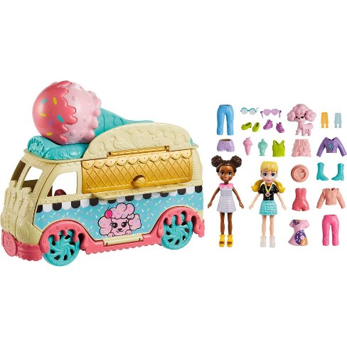 Polly Pocket Tiny Treats Ice Cream Truck Playset - image 1 of 4
