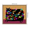 Amanti Art December Cat by Gabriela Avila Canvas Wall Art Print Framed 20-in. W x 16-in. H. - 3 of 4