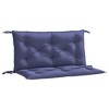 Garden Bench Cushion Set of 2 Navy blue vidaXL - 2 of 4