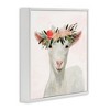 Stupell Industries Springtime Flower Crown Baby Goat, 24" x 24" - 3 of 4