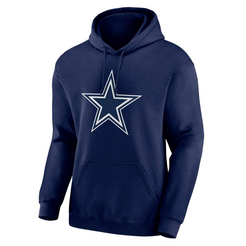 NFL Dallas Cowboys Long Sleeve Core Big &#38; Tall Fleece Hooded Sweatshirt, 1 of 4