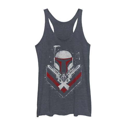 Women's Star Wars Boba Fett No Threats Only Promises Racerback Tank Top - image 1 of 3