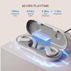 OpenRock S Open-Ear Air Conduction Headphones, Bluetooth 5.3 Earbuds, 60H Playtime, Deep Bass, IPX5 , ENC Mic, Sports for Running Office TV (White) - 4 of 4