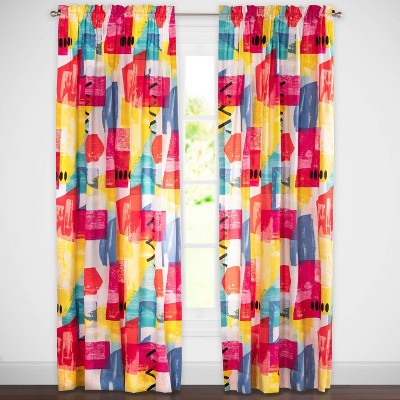 50"x84" Abstraction Curtain Panel - Crayola